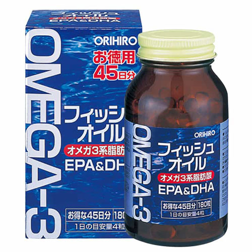 Viên uống dầu cá Omega 3 Orihiro, hỗ trợ cải thiện sức khỏe tim mạch