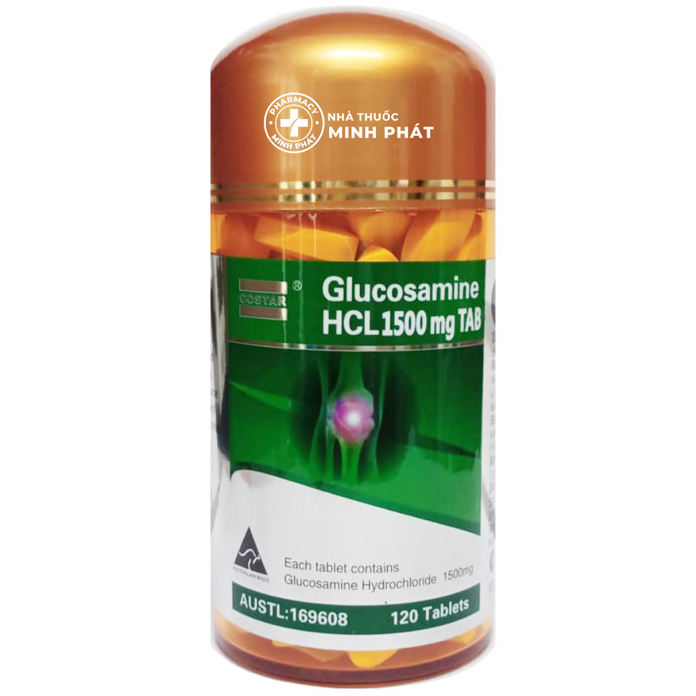 Viên uống bổ xương khớp Costar Glucosamine HCL 1500mg 120 viên