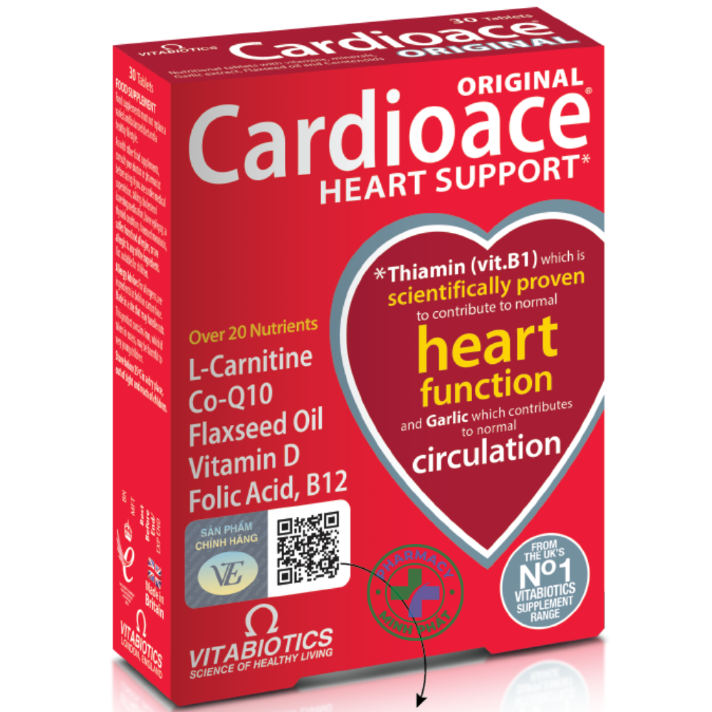 Cardioace - hỗ trợ sức khỏe tim mạch